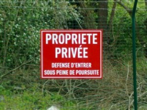 propriété privée