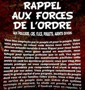 forces de l'ordre